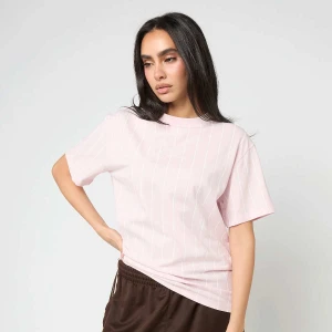 Karl Kani Small Signature Essential Pinstripe OS Tee kobiety T-Shirty i Polo różowy rozmiar Odzież