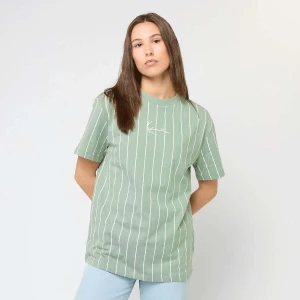 Karl Kani Small Signature Essential Pinstripe OS Tee kobiety T-Shirty i Polo zielony rozmiar Odzież