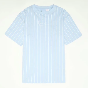 Karl Kani Small Signature Essential Pinstripe Tee Junior uniseks T-Shirts niebieski rozmiar Odzież