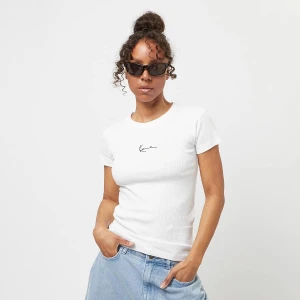 Karl Kani Small Signature Rib Tee kobiety T-Shirty i Polo fioletowy rozmiar Odzież
