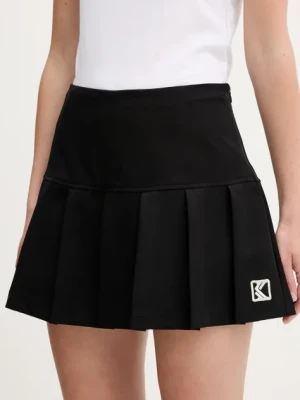 Karl Kani spódnica kolor czarny mini rozkloszowana 61610030