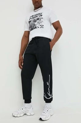 Karl Kani spodnie dresowe kolor czarny z aplikacją 6004039-black
