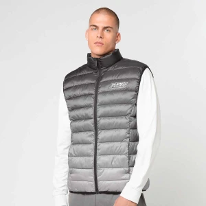 Karl Kani Sport Gradient Light Puffer Vest mężczyźni Kamizelki szary rozmiar Odzież