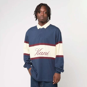 Karl Kani Stripe Rugby Shirt mężczyźni T-Shirty i Polo niebieski rozmiar Odzież