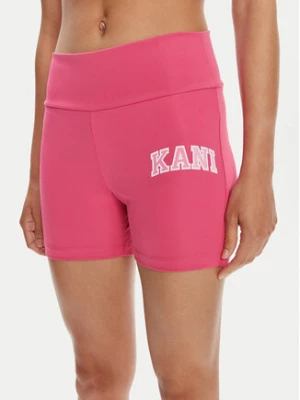 Karl Kani Szorty sportowe Small Serif 6113120 Różowy Slim Fit
