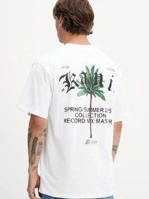 Karl Kani t-shirt bawełniany męski kolor biały z nadrukiem PD00005330
