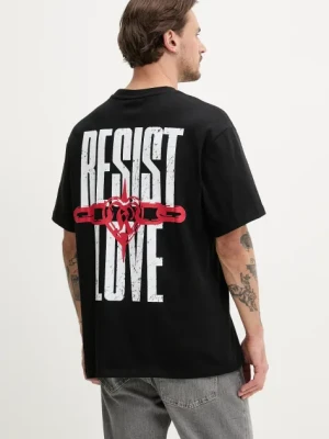 Karl Kani t-shirt bawełniany męski kolor czarny z nadrukiem 60300349