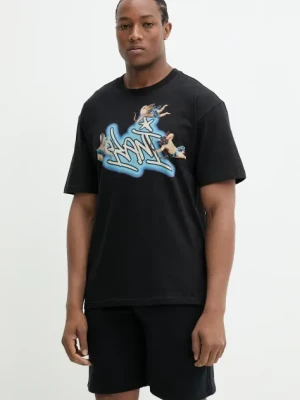 Karl Kani t-shirt bawełniany męski kolor czarny z nadrukiem 60300352