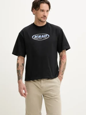 Karl Kani t-shirt bawełniany męski kolor czarny z nadrukiem 60300358