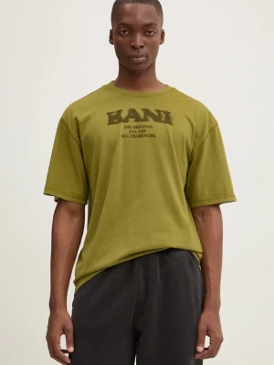 Karl Kani t-shirt bawełniany zielony