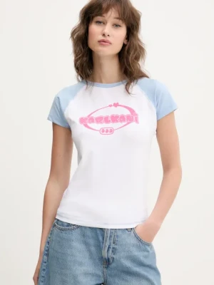 Zdjęcie produktu Karl Kani t-shirt damski kolor biały 61300124