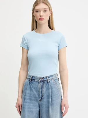 Karl Kani t-shirt damski kolor niebieski PD00005452