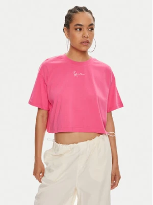 Karl Kani T-Shirt Small Signature Essential 6137878 Różowy Boxy Fit