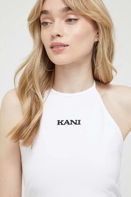 Karl Kani top damski kolor biały