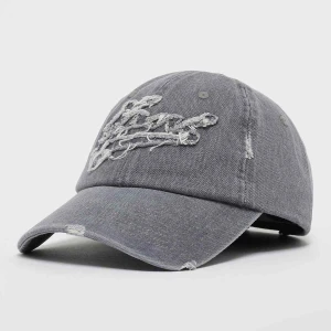Karl Kani Varsity Star Denim Dad Cap uniseks Czapki szary rozmiar Akcesoria