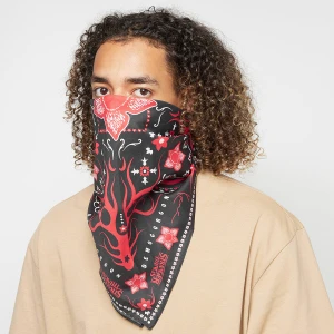 Karl Kani x Stranger Things Signature Bandana uniseks Akcesoria czarny rozmiar
