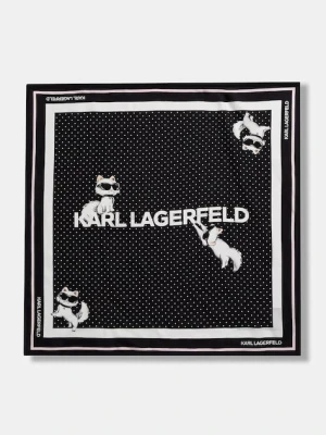 Karl Lagerfeld apaszka damska jedwabna IKON