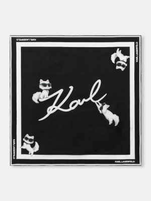 Karl Lagerfeld apaszka jedwabna IKON