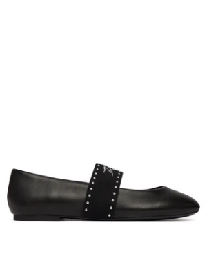 KARL LAGERFELD Baleriny Karo KL40126A Czarny