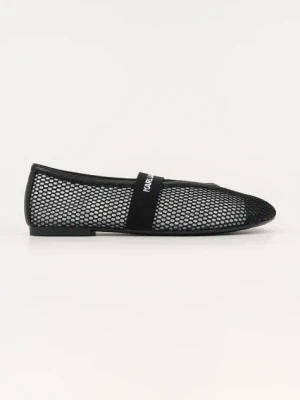 Karl Lagerfeld baleriny KARO kolor czarny KL40125