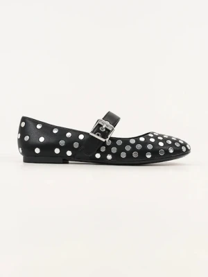 Karl Lagerfeld baleriny KARO kolor czarny KL40127