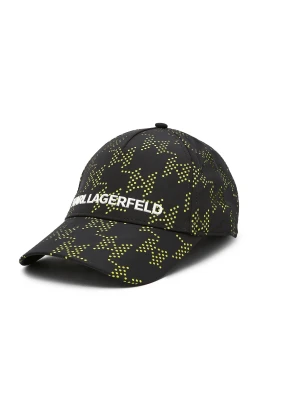 Karl Lagerfeld Bejsbolówka K/PERFORATED czarny