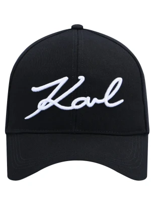 Karl Lagerfeld Bejsbolówka K / Signature czarny