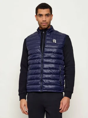 Karl Lagerfeld Bezrękawnik | Regular Fit granatowy