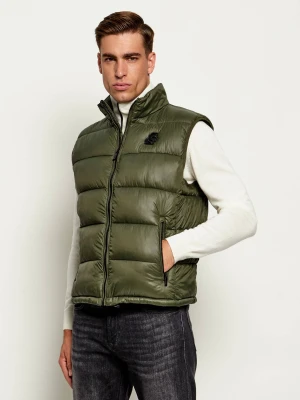 Karl Lagerfeld Bezrękawnik | Slim Fit zielony