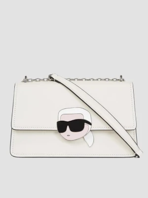 KARL LAGERFELD Biała torebka K/ikonik 2.0 Leather