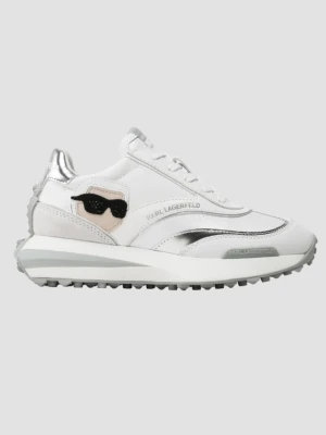 KARL LAGERFELD Białe buty Zone Ikon Lo Runner