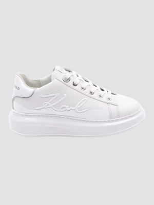 KARL LAGERFELD Białe damskie sneakersy KAPRI Karl Signia, Rozmiar 38