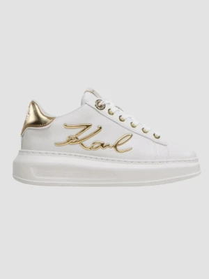 KARL LAGERFELD Białe sneakersy Kapri Signia Lace, Rozmiar 39