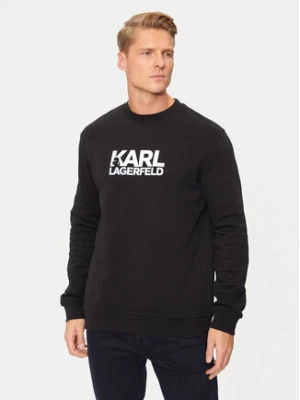 KARL LAGERFELD Bluza 705091 544917 Czarny Regular Fit