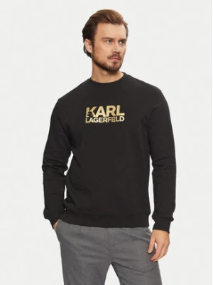 KARL LAGERFELD Bluza 705091 551917 Czarny Regular Fit