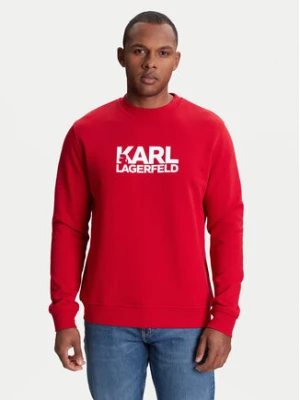 KARL LAGERFELD Bluza 705091 553917 Czerwony Regular Fit