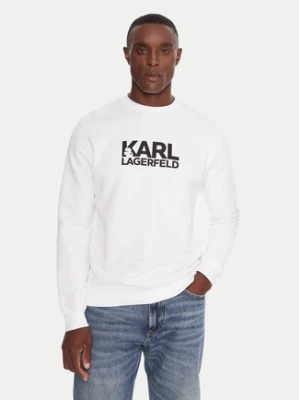 KARL LAGERFELD Bluza 705091 554917 Biały Regular Fit