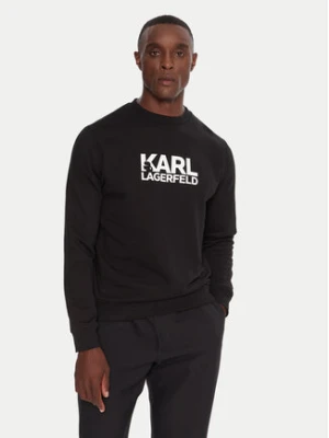 KARL LAGERFELD Bluza 705091 554917 Czarny Regular Fit