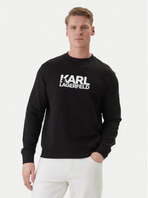 KARL LAGERFELD Bluza 705780 500917 Czarny Regular Fit