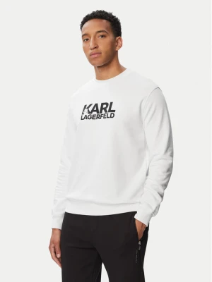 KARL LAGERFELD Bluza 705780 563917 Biały Regular Fit
