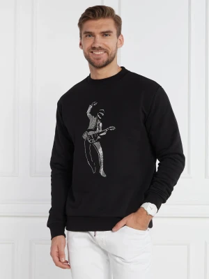 Karl Lagerfeld Bluza CREWNECK | Regular Fit czarny
