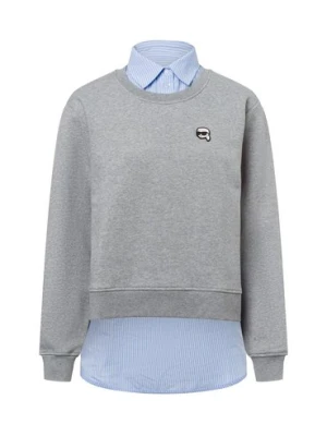 KARL LAGERFELD Bluza damska Kobiety szary marmurkowy,