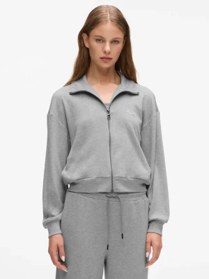 Karl Lagerfeld bluza damska kolor szary gładka A4W44017