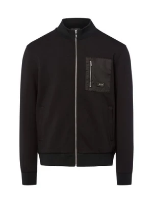 KARL LAGERFELD Bluza męska Mężczyźni czarny jednolity,