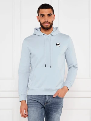 Karl Lagerfeld Bluza | Regular Fit błękitny