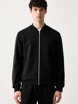 Karl Lagerfeld bluza rozpinana męska czarny