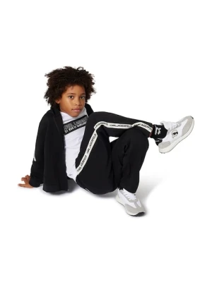 Karl Lagerfeld bluza z bawełną dziecięca