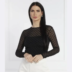 Karl Lagerfeld Bluzka kl mesh | Slim Fit