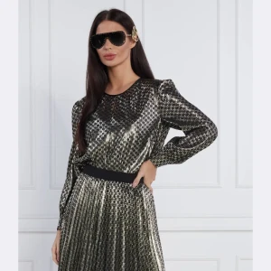 Karl Lagerfeld Bluzka Lurex Monogram | Regular Fit