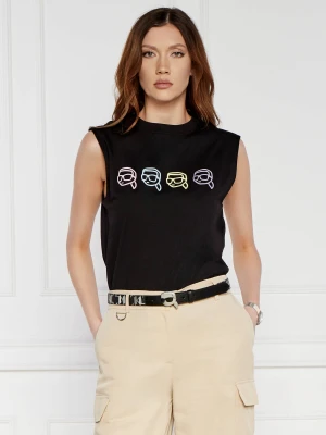 Karl Lagerfeld Bluzka | Regular Fit czarny
